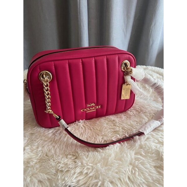 Dámska kožená kabelka Coach Lin 65849566