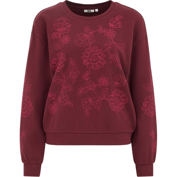 WE Fashion Mikina červená / burgundská 65852974