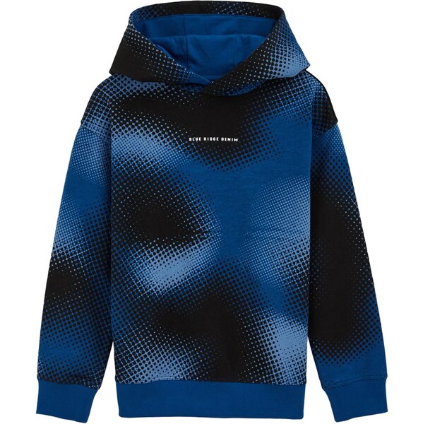 WE Fashion Mikina kobaltovomodrá / čierna / biela 65861643