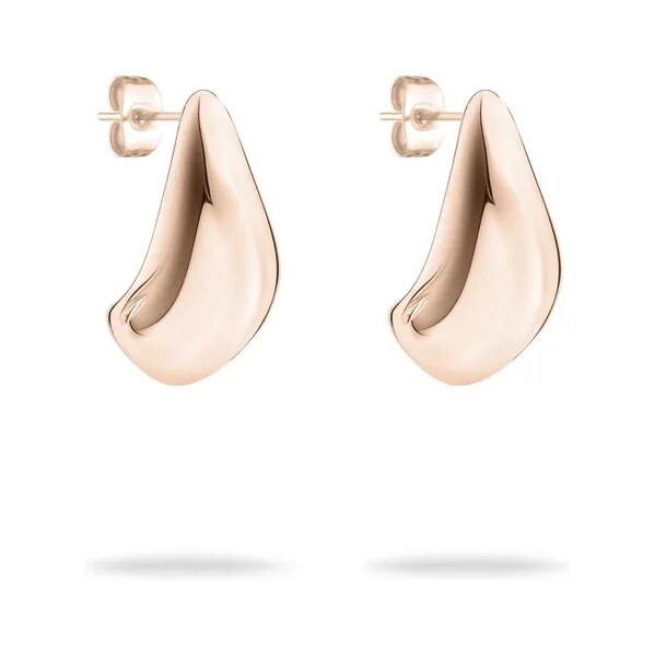 Tamaris Pozlátené náušnice z ocele Organic Shapes Tear Drop TJ-0602-E 66593915