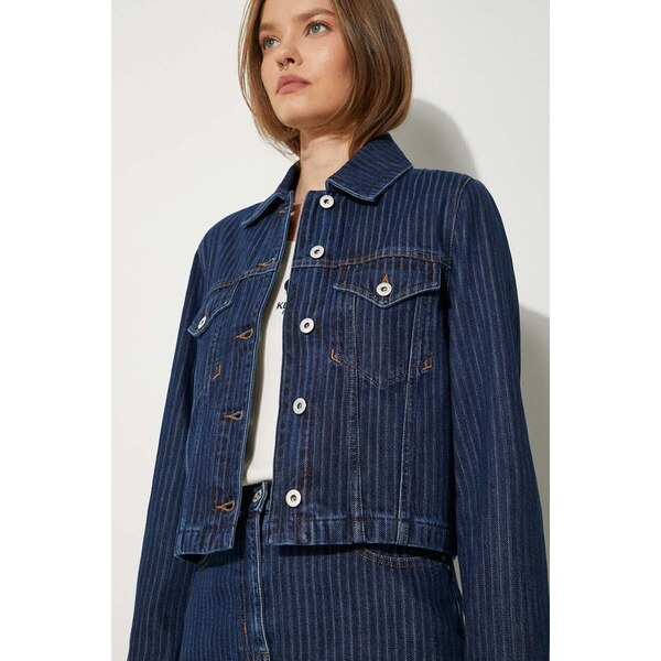 Rifľová bunda Kenzo Trucker Jacket Stripped 66816857