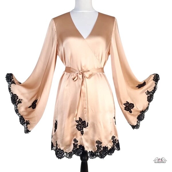 Agent Provocateur Luxusné Kimono Gulia: Nepriehľadný Hodvábny Šifónový 46574506