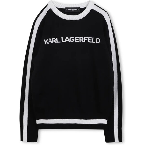 Detský sveter s prímesou kašmíru Karl Lagerfeld 65857401