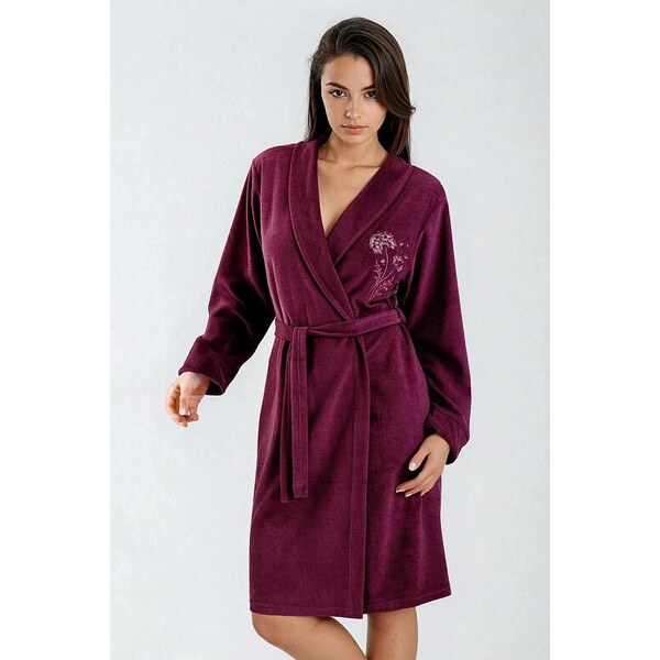 Dorota Dámsky župan froté Hannah vínový 5537115