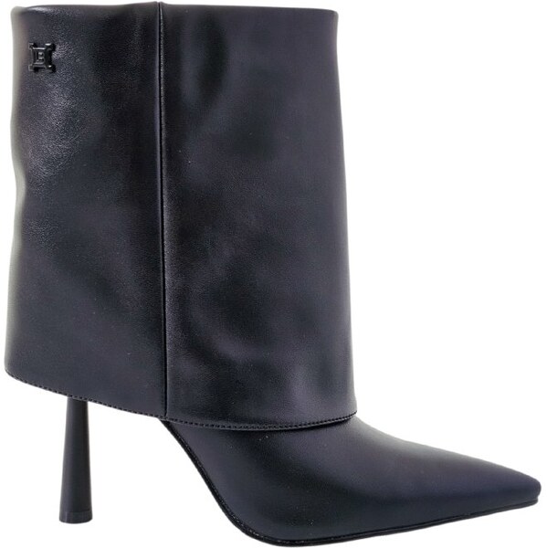 Elegantné členkové čižmy Laura Biagiotti HB Calf Black 66721897