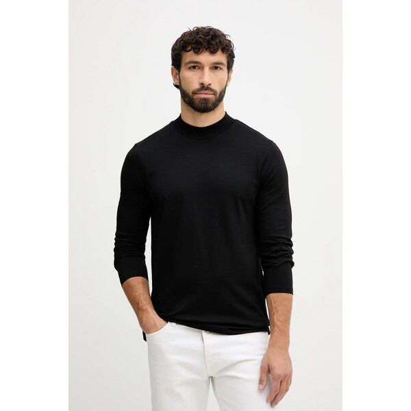 Bavlnené tričko s dlhým rukávom Armani Exchange 65859413