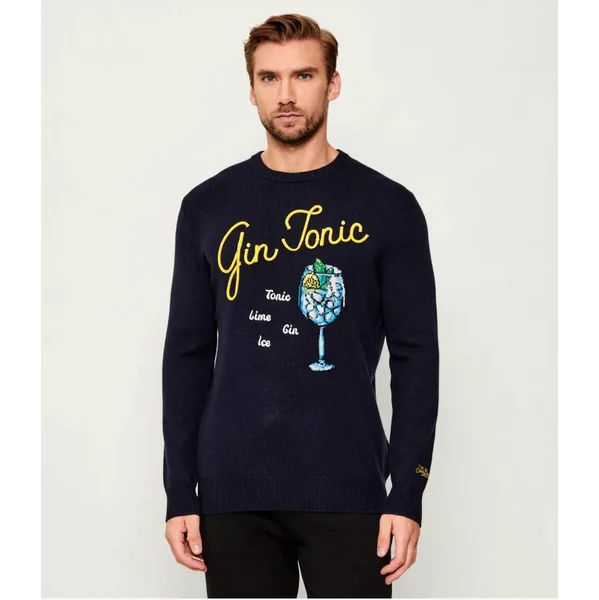 ST.Barth Sveter Heron DRINK GIN | regular fit | s prímesou vlny a 65859793