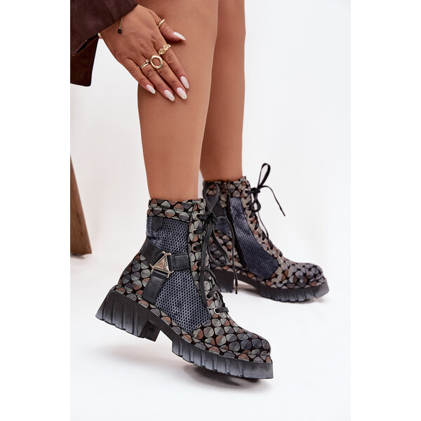 Kožené dámske workery Maciejka 66472891