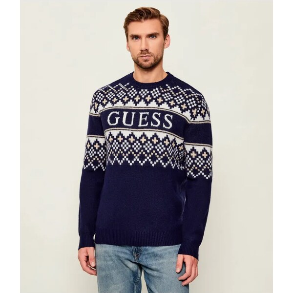 GUESS Sveter | regular fit | s prímesou vlny 65859700