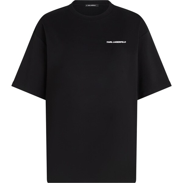 Karl Lagerfeld Tričko KARL HAT MIR GESAGT čierna 65253627