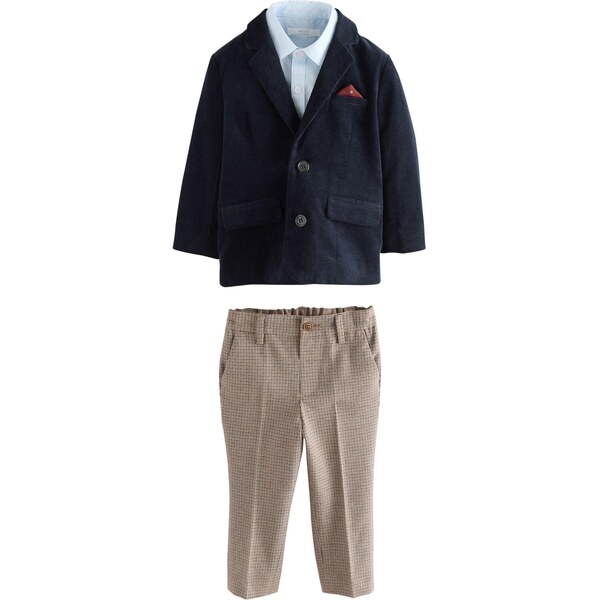 Next Set nebielená / námornícka modrá / mokka / biela 65891696