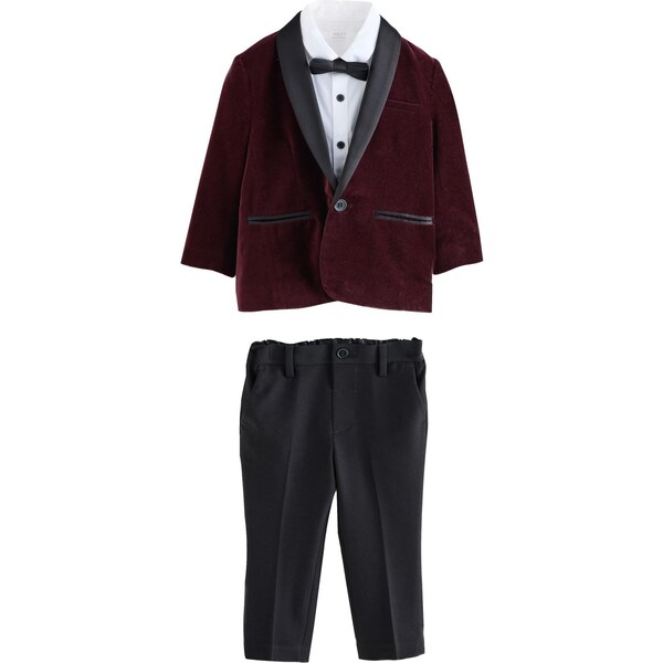 Next Set burgundská / čierna / biela 65892503