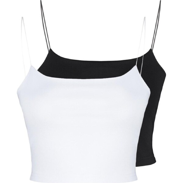 Trendyol Top čierna / biela 65867886