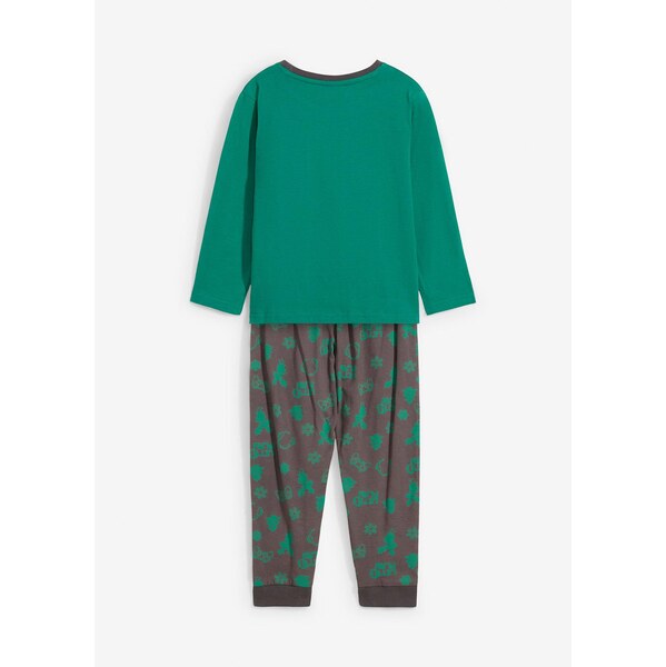 bonprix Detské pyžamo (2-dielne), bio bavlna, farba šedá 59720343