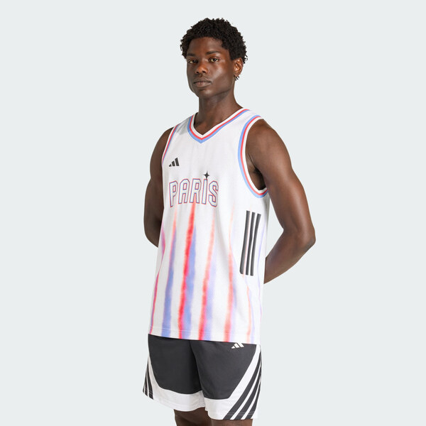 Adidas Hosťovský dres Paris Basketball Away Jersey 65818450