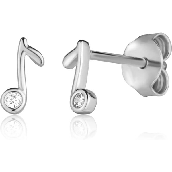 JVD Roztomilé dievčenské náušnice Nota so zirkónmi SVLE1825XH2BI00 66594154