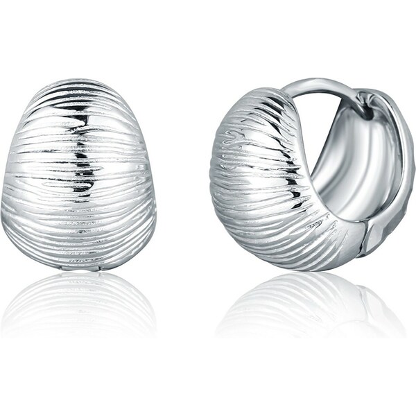 JVD Minimalistické strieborné kruhové náušnice SVLE2842X610000 66581843