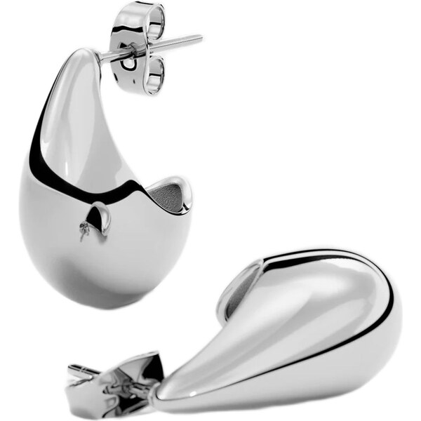 Furiosa Elegantné oceľové náušnice Teardrop SE-CLAWEARING-S 66586361