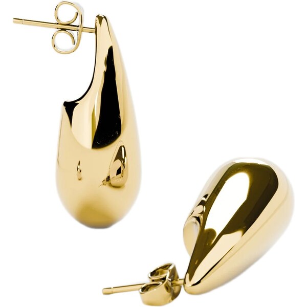 Furiosa Moderné pozlátené náušnice Teardrop Drip SE-DRIP-G 66595083