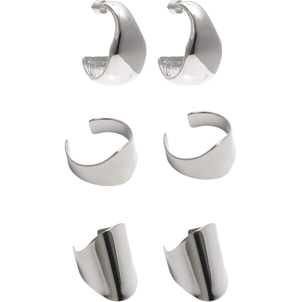 Pull&Bear Náušnice strieborná 65890139