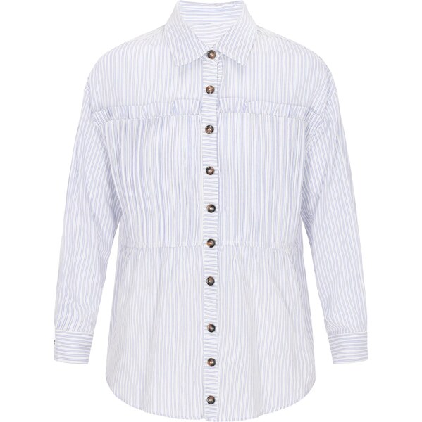 usha BLUE LABEL Blúzka indigo / šedobiela 66140205