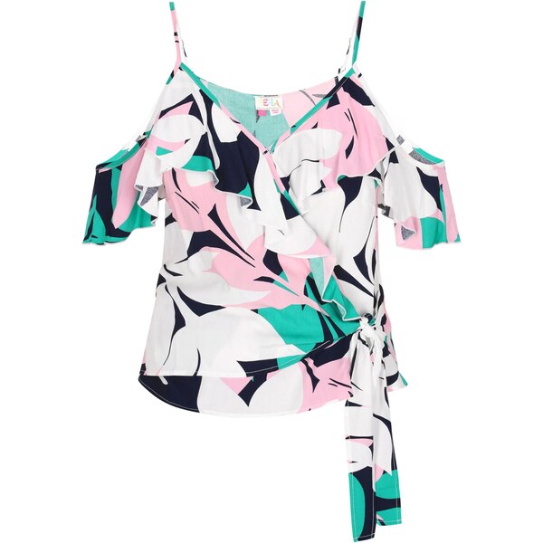 IZIA Top námornícka modrá / tyrkysová / ružová / biela 66141019