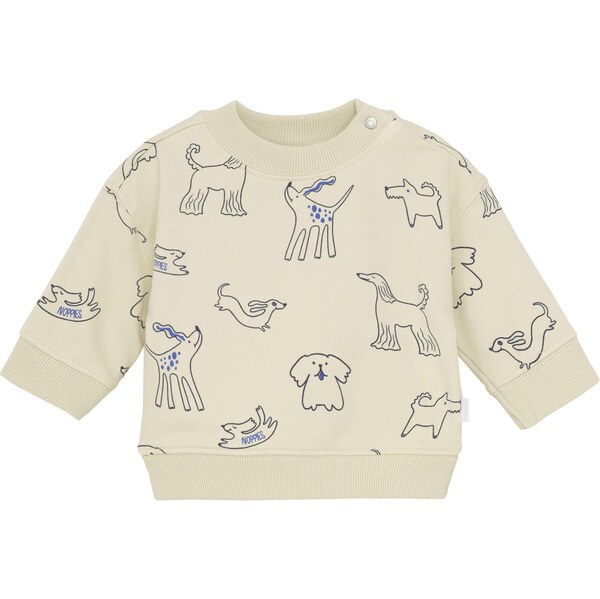 Noppies Mikina béžová / modrá / čierna 66009458