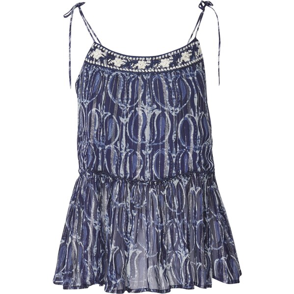 KOROSHI Top námornícka modrá / enciánová / svetlomodrá 65880848