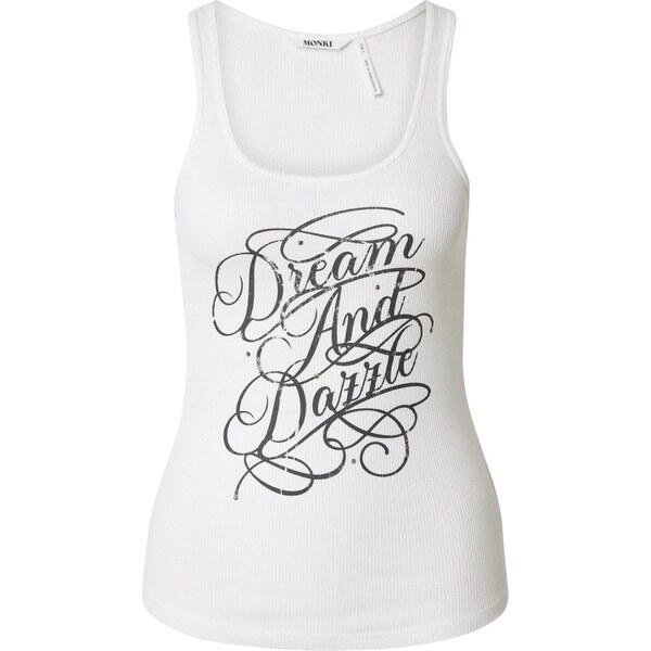 Monki Top čierna / biela 66008608