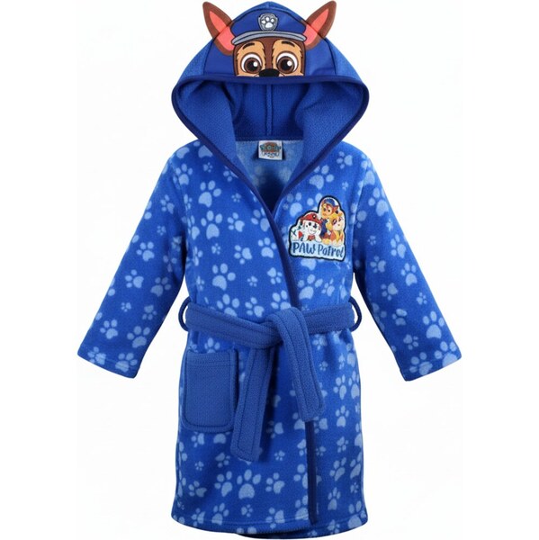 MLC Chlapčenský župan s kapucňou Paw Patrol - policajt Chase 65887987