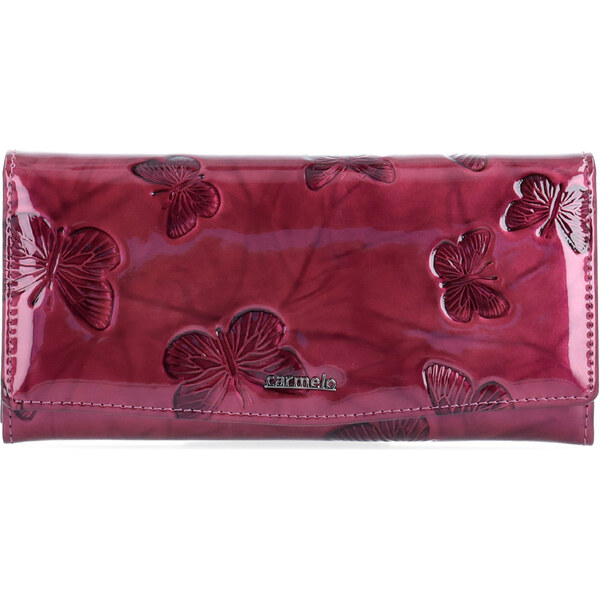 Dámska kožená peňaženka Carmelo ružová 2109 M F 64020453