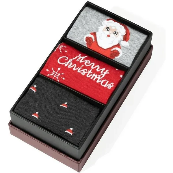 3PACK pánske ponožky Vianočné krabičky Steven Socks art.196/1 41-43 66599210