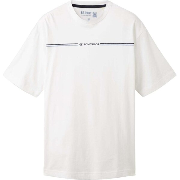 TOM TAILOR Tričko tmavomodrá / modrosivá / biela 44101891