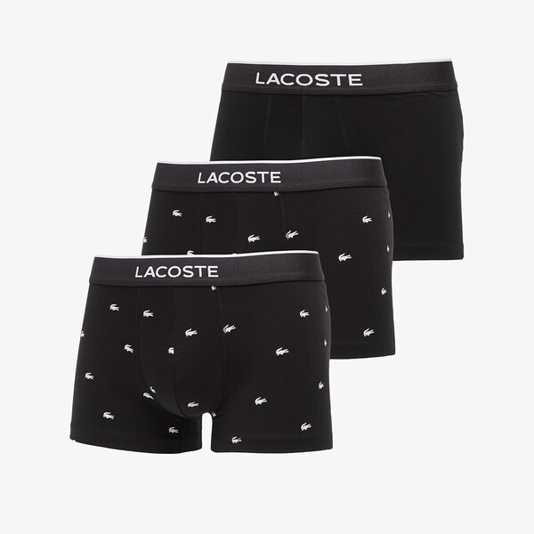 Boxerky LACOSTE 3-Pack Trunk Black XL 65899454