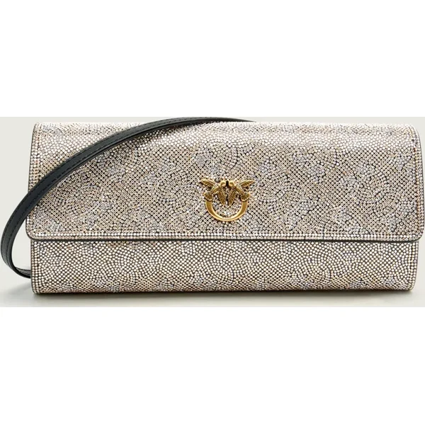 Pinko Kožená listová kabelka / peňaženka LOVE TINY BIRDS 65900406