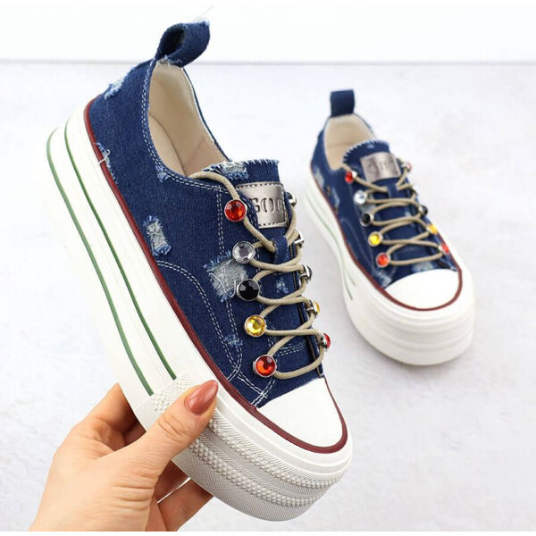 Džínsové tenisky Goe W RR2N4103 INT2100 65900713