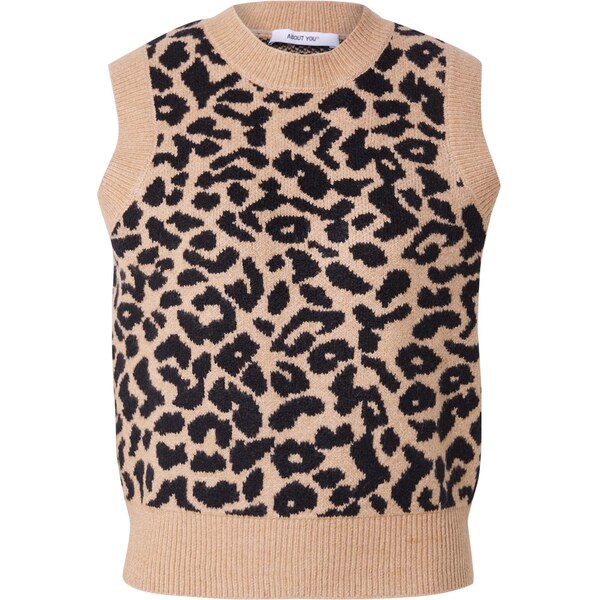 ABOUT YOU Sveter Mirell béžová / čierna 66008691