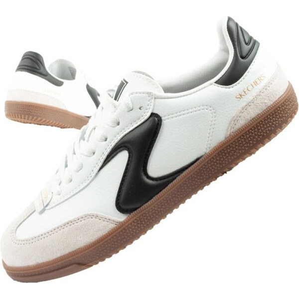 Skechers Kickoff biele kožené tenisky pre ženy 65900781