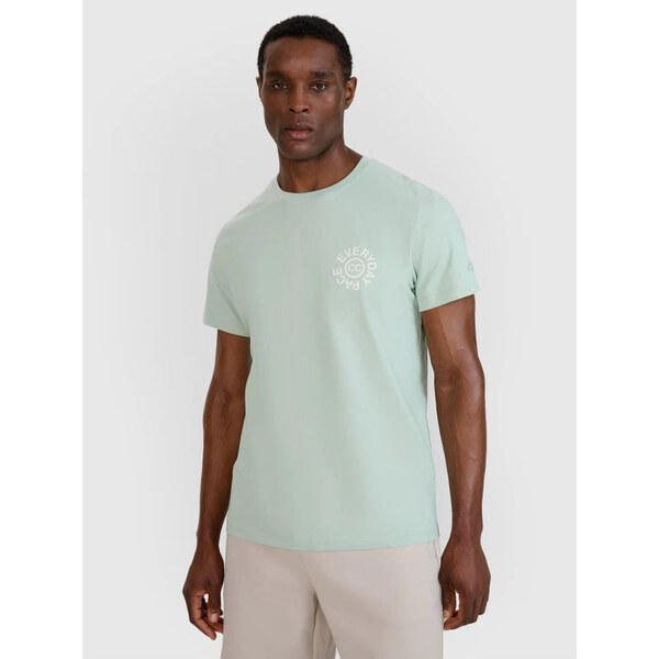 Pánske tričko s potlačou 4F 4FWSS25TTSHM1980-47S 65901616