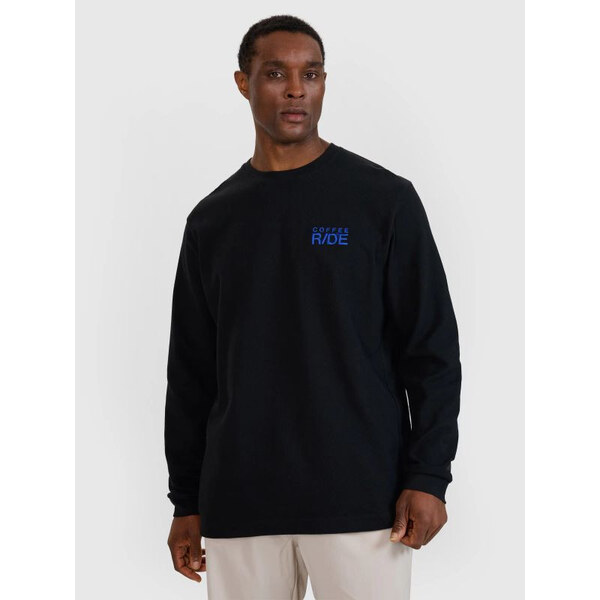 Pánske tričko s nadrozmernou potlačou a dlhým rukávom 4F 65901684