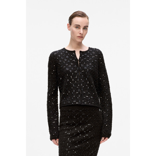 KARDIGÁN KARL LAGERFELD EMBELLISHED KNIT CARDIGAN 67047555