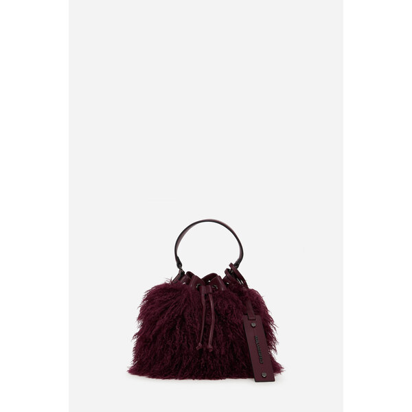 KABELKA KARL LAGERFELD K/WEAVE BUCKET FAUXFUR 65902136