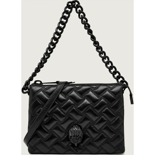 Kurt Geiger Kožená kabelka na rameno KENSINGTON PUFF 65896837