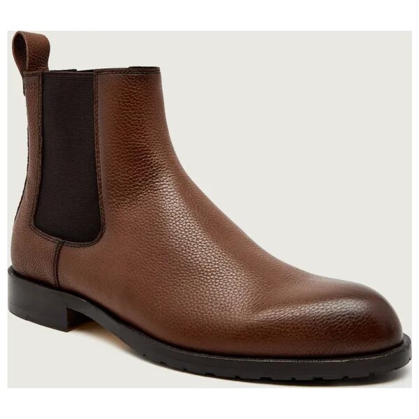 BOSS BLACK Kožené jazdecké topánky Tayil-L_Cheb_grW 65900431