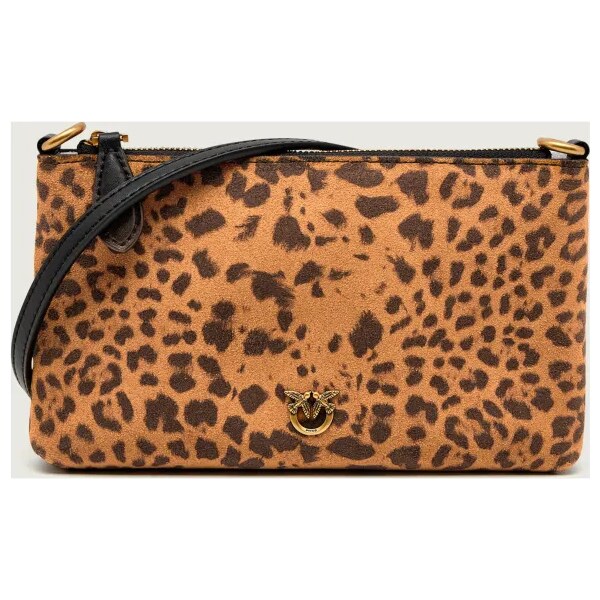 Pinko Crossbody kabelka FLAT HORIZONTAL MINI | semiš 65896879