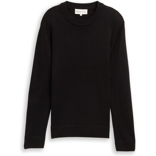 TOM TAILOR DENIM Sveter čierna 65906128