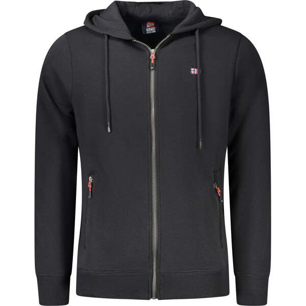 NORWAY 1963 Pánska čierna mikina s kapucňou 66472859