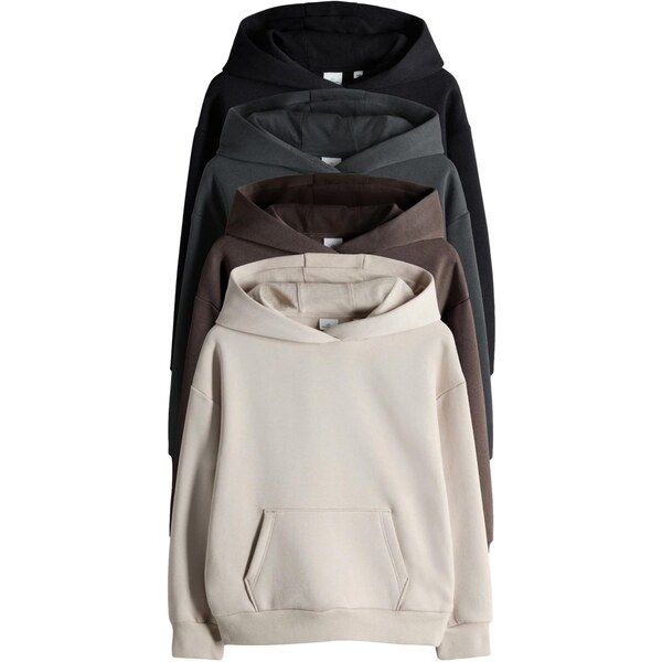 The Set Mikina tmelová / čokoládová / jedľová / čierna 65906339