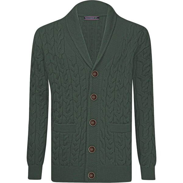 Felix Hardy Kardigán tmavozelená 65906793