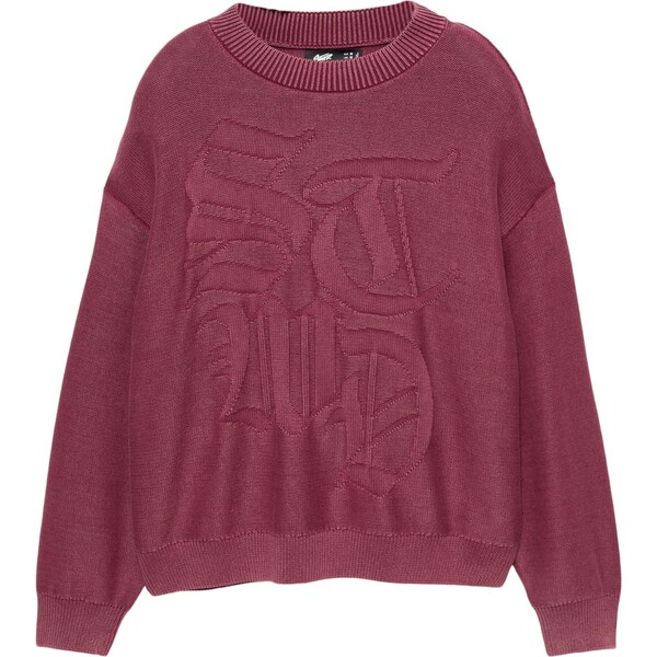 Pull&Bear Sveter burgundská 66002170